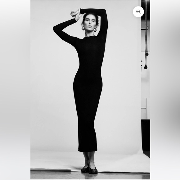 THE PARK Black The Charity Long Sleeve Dress | L - Picture 1 of 10